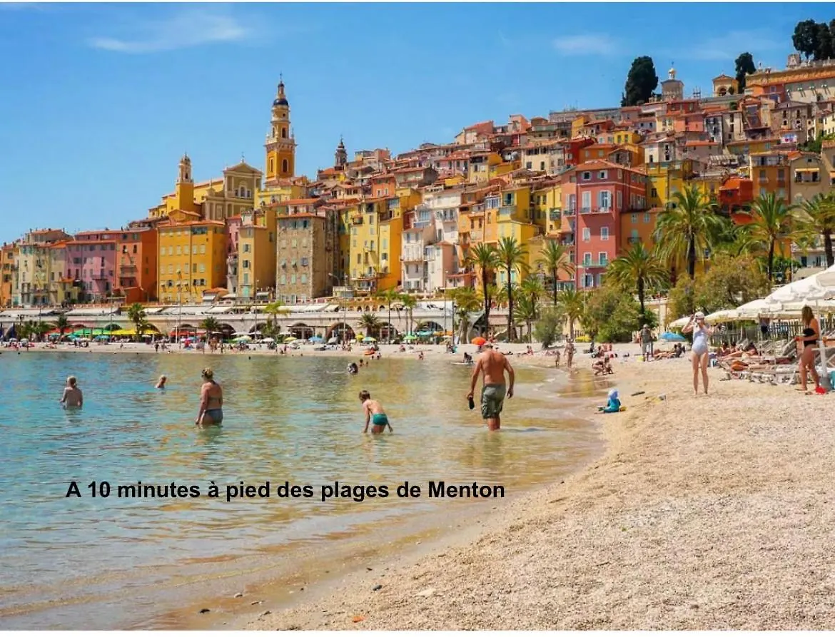2 Pieces, Vue Mer Panoramique Menton Apartment